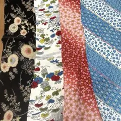 丹後ちりめん風呂敷　レーヨン4枚　まとめ売り