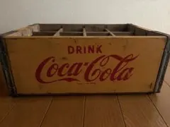 コカコーラ　木箱　ボトルクレート1960年代？　昭和　レトロ　アンティークのサムネイル