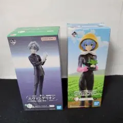 【新品 未開封】一番くじ　エヴァンゲリオン　渚カヲル司令＆（仮称）綾波レイセット