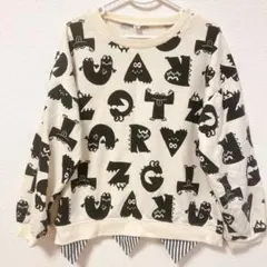 トップス 【120cm】 長袖 レイヤード風 男の子 薄手 カットソー