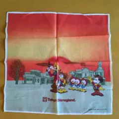 東京ディズニーランド ハンカチ -1983年製-レトロハンカチ