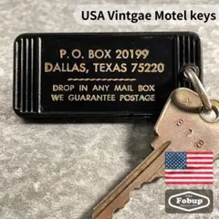 アメリカ製USA Vintage テキサス州 モーテル ホテル キー No818