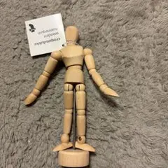 나무 드로잉 인형 약 20cm (스탠드 포함)