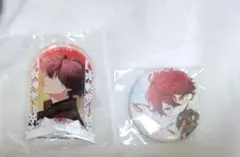 オランピアソワレ 朱砂 リボンタイアクリルキーホルダー ステラワース缶バッジ