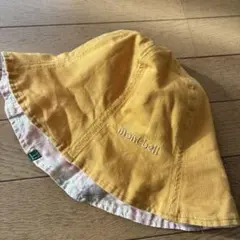 mont-bell リバーシブルハット オレンジ　チューリップハット