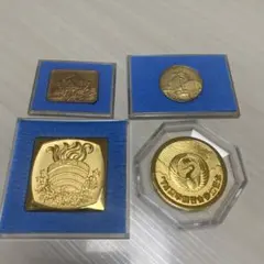中国 名山 （泰山、武夷山、黄山、峨眉山） 5元 記念硬貨 コイン 4枚