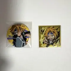 ヒロアカ 上鳴電気 缶バッジ シール