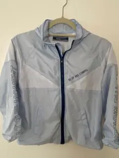 ライトブルージャケット フード付き