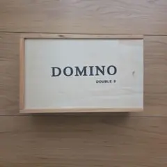 DOMINO DOUBLE 9 木製ボックス付き