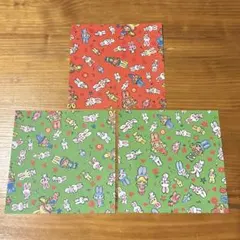 【昭和レトロ】トーヨー「カコちゃん」柄千代紙3枚