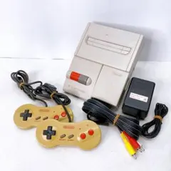 任天堂 ニューファミコン HVC-101 本体 コントローラー2個　菅B312