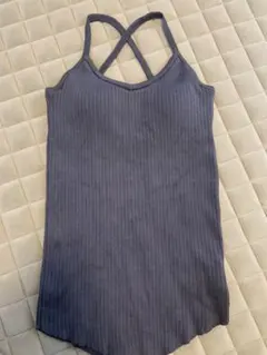 JEANASIS カップ付ブラトップ バッククロスキャミソール