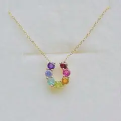 【ツツミ】JEWELRY TSUTSUMI K10YG マルチストーンネックレスのサムネイル