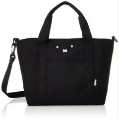 値下げ★ミッフィー 2way ショルダーバッグ 紐なし トートバッグ ブラックのサムネイル