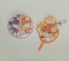 すとぷり夏祭り ななもり&ジェル缶バッジ ジェル キーホルダー セット
