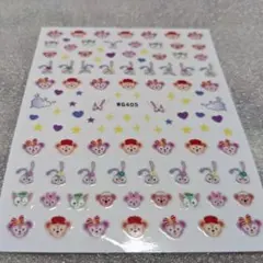 未使用　ダッフィー　フレンズ　ネイルシール