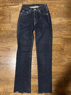 CIMARRON ダークデニム 濃紺 スキニーデニム 裾カット ハイライズ