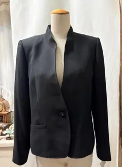 未使用　黒　ジャケット　セレモニー　フォーマル　ステッチ　M