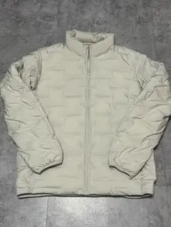 【ユニクロ】パフテックジャケット ノンキルト オフホワイト XLサイズ