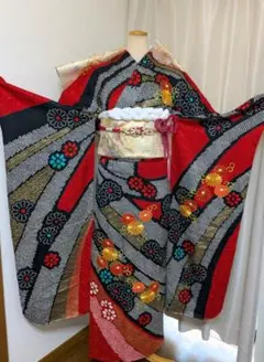 極美品♢憧れの高級総絞り♥真実の美♥至極の逸品♢本疋田総絞り振袖