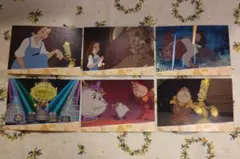 ディズニープリンセス 美女と野獣 カード ６枚セット