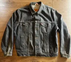 Levi’s（リーバイス） ブラックデニムジャケット MADE IN ITALY