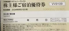 東急不動産ホテルハーヴェスト　宿泊優待券