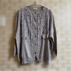 マオメイド Mao made 棉麻混フリルカーディガンのサムネイル