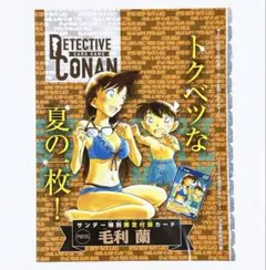 名探偵コナンカードゲーム 毛利蘭 プロモ PR035 少年サンデー特別限定