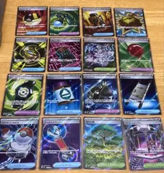 ポケモンカード　グッズなどSR16枚セット
