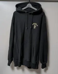 【COCOLOBLAND】 メンズ黒ヘビーウェイト パーカー Size:XXL