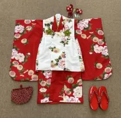606agu20▪️七五三 三歳 女の子 着物のみ▪️美品 - メルカリ