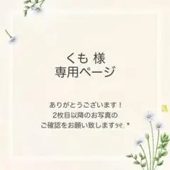 くも様 おまとめ5点