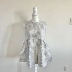 【新品】パールボタンドットベスト　ホワイト