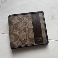 COACH モノグラム 二つ折り財布