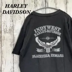 【りんご様専用】Tシャツ ハーレーダビッドソン L 黒 バックプリント バイク