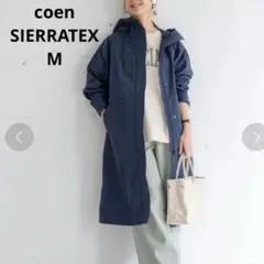 coenシエラテックスロング　シェル撥水　スプリングコートMゆったり