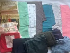 【お買得】着物処分品おまとめセット　袷　夏着物　長襦袢　男物　道行コートのサムネイル