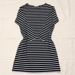 chocol raffine robe ボーダー チュニックワンピース M