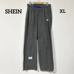 Dazy SHEIN ロゴ付きグレー スウェットパンツ 空港コーデ