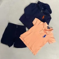 Ralph Lauren ハーフパンツ　パーカー　ポロシャツ 3点セット