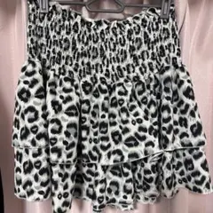 SHEIN レオパード柄 フレアスカート L