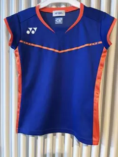 YONEX バドミントンウェア 青とオレンジ　S