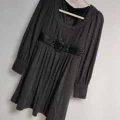 グレーのワンピース11AR☆L