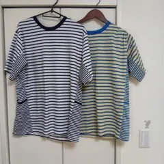 ワークマン　ボーダー柄　ランニングTシャツ MMAマウンテンマーシャルアーツ