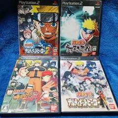 NARUTO PS2ソフト　ナルト　うずまき忍伝他4本セットs25