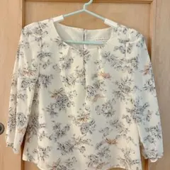 WILLSELECTION 花柄 7分袖ブラウス