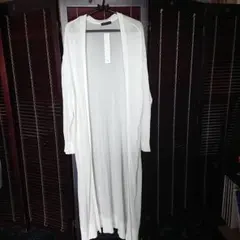 Heart Island メッシュカーディガン ホワイト