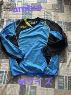Umbro 長袖ピステ 青/黒/黄　Mサイズ