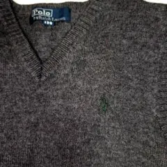 【美品】Polo by Ralph Lauren 暖ったか Vネックベスト130